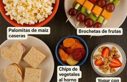 Recetas rápidas de snacks para ver películas con los más pequeños.